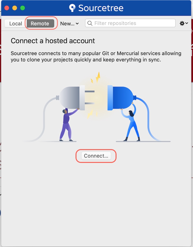 SourcetreeからGitHubに接続