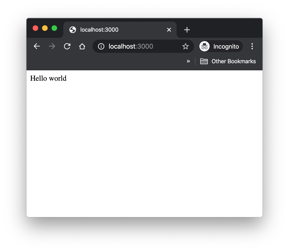 Hello World