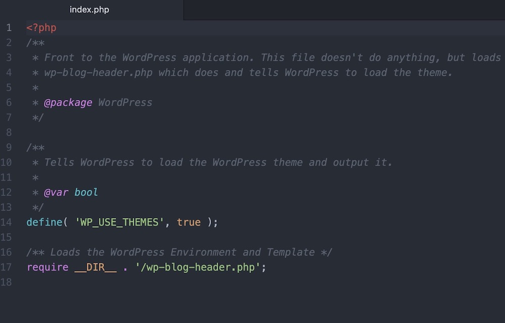 wordpressのindex.php